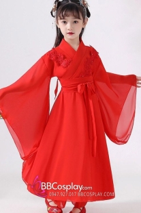 Hán Phục Tiểu Hồng Ước Bé Gái
