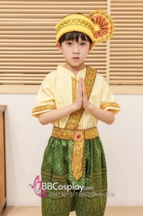 Trang Phục Hoàng Gia Thái Lan Bé Trai