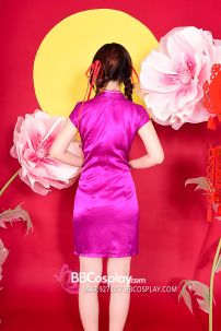 Xường Xám Tím Cơ Bản