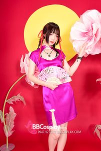 Xường Xám Tím Cơ Bản