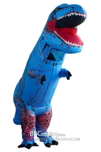 Mascot Khủng Long Xanh Bơm Hơi