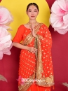 Trang Phục Ấn Độ Cam Lửa