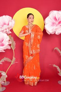 Đồ Sari Ấn Độ Cam Carot