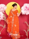Trang Phục Sari Ấn Độ Cam Carot