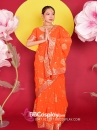 Trang Phục Sari Ấn Độ Cam Carot