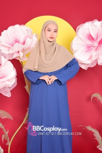Trùm Đầu Hijab Màu Be Cho Phụ Nữ Hồi Giáo