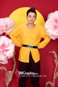 Chú Lùn Bashful Áo Vàng Quần Nâu Trong Bạch Tuyết Và 7 Chú Lùn