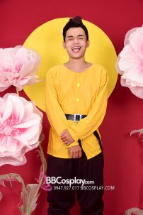 Chú Lùn Bashful Áo Vàng Quần Nâu Trong Bạch Tuyết Và 7 Chú Lùn