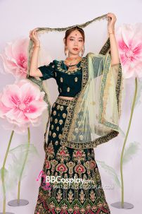 Đồ Lehanga Xanh Vert