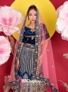 Trang Phục Ấn Độ Lehanga Xanh Cobalt Blue