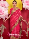 Sari Truyền Thống Ấn Độ Hồng Ruby