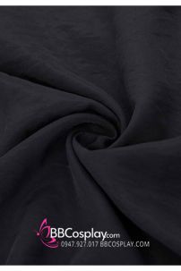 Áo Sơ Mi Đen Nam Tước Cổ Bèo Quý Tộc Cổ Điển