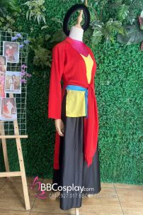 Bộ Trang Phục Tứ Thân Tấm Cám Mẫu Đỏ