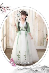 Quần Áo Hằng Nga Bé Gái Tiểu Lục Tiên