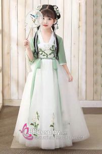 Quần Áo Hằng Nga Bé Gái Tiểu Lục Tiên