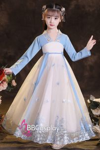 Bộ Váy Hằng Nga Trung Thu Bé Gái