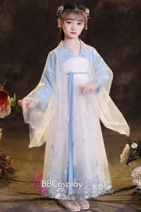 Bộ Váy Hằng Nga Trung Thu Bé Gái