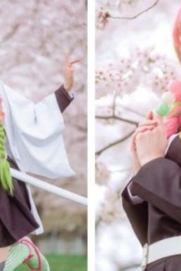 Kiếm Gỗ Kiếm Luyến Trụ Kanroji Mitsuri - Kimetsu No Yaiba 1M