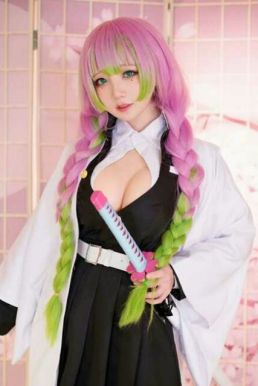 Kiếm Gỗ Kiếm Luyến Trụ Kanroji Mitsuri - Kimetsu No Yaiba 1M