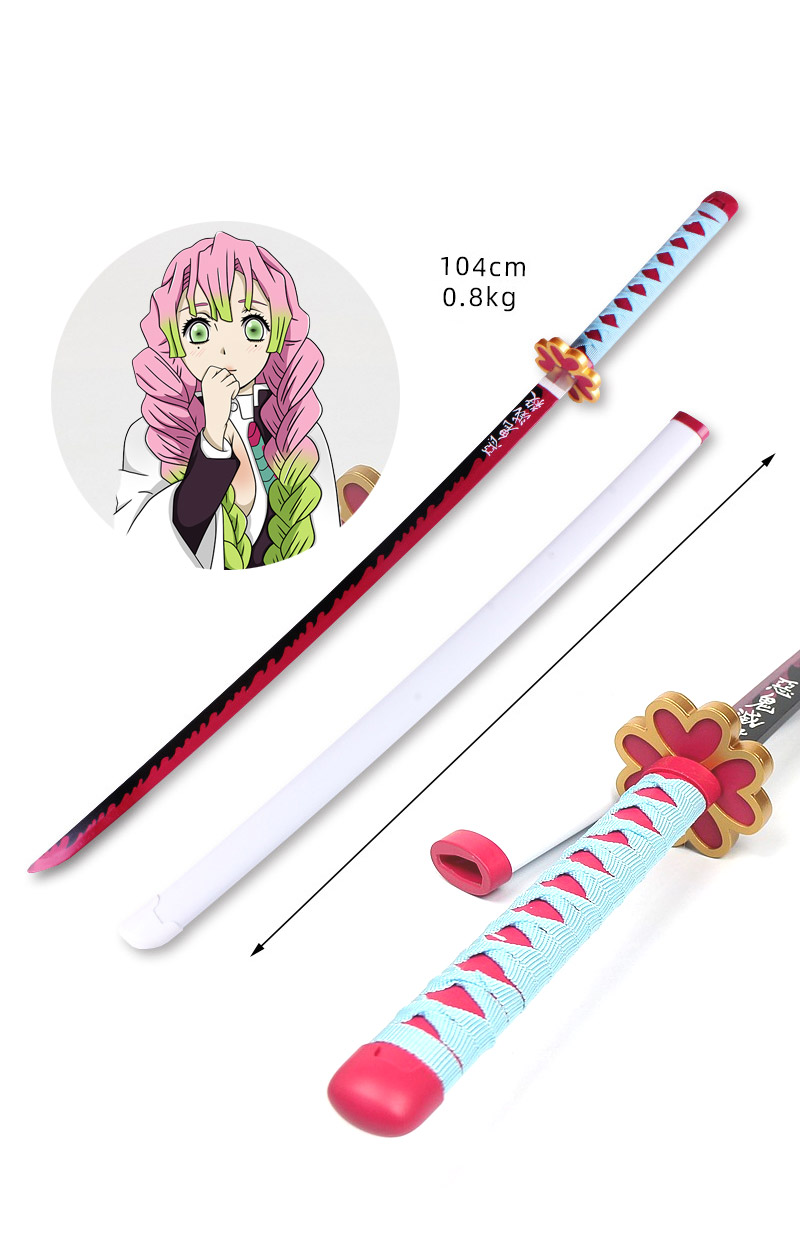 Kiếm Gỗ Kiếm Luyến Trụ Kanroji Mitsuri - Kimetsu No Yaiba 1M