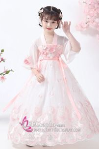 Hán Phục Hằng Nga Xinh Xắn Cho Bé Gái 2023