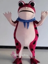 Mascot Ếch Bơm Hơi Màu Đỏ