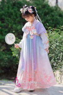 Bộ Váy Chị Hằng Trung Thu Cho Bé Gái