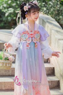 Bộ Váy Chị Hằng Trung Thu Cho Bé Gái