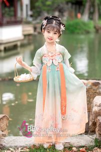 Váy Tiểu Tiên Nữ Hằng Nga Cho Bé Tay Ngắn