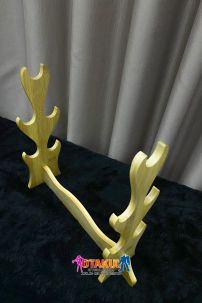 Giá Để Kiếm Gỗ Vàng Tự Nhiên Nguyên Khối 5 Tầng