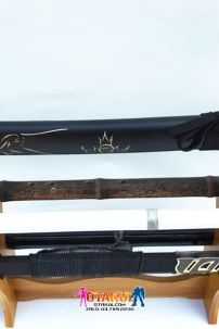 Giá Để Kiếm Gỗ Vàng Tự Nhiên Nguyên Khối 5 Tầng