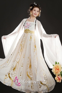 Trang Phục Hằng Nga Trắng Tam Quốc Hồng Nhan