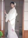 [Đặt May] Bộ Yukata Trắng Kem Nguyên Bản Cho Resort, Spa, Nhà Hàng Nhật