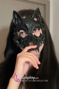 Mặt Nạ Halloween Mèo Quỷ Mẫu Mới 2023