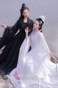 Đồ Cổ Trang Nữ Hiệp Hoa Hồng Đen