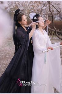 Đồ Cổ Trang Nữ Hắc Bạch Mỹ Nhân Mẫu Mới 2023