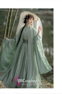 Đồ Nữ Hiệp Khách Tone Xanh