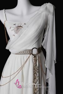 Đồ Thiên Sứ Ánh Sáng Nữ Thần Vải Voan Lụa Cao Cấp Thêu Hoạ Tiết