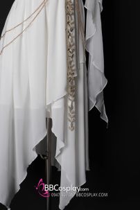 Đồ Thiên Sứ Ánh Sáng Nữ Thần Vải Voan Lụa Cao Cấp Thêu Hoạ Tiết