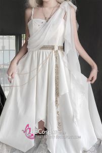 Đồ Thiên Sứ Ánh Sáng Nữ Thần Vải Voan Lụa Cao Cấp Thêu Hoạ Tiết