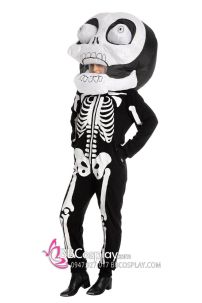 Mascot Đầu Sọ Bơm Hơi Halloween Mẫu Mới 2023