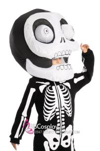 Mascot Đầu Sọ Bơm Hơi Halloween Mẫu Mới 2023