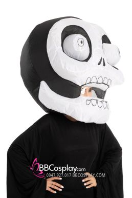 Mascot Đầu Sọ Bơm Hơi Halloween Mẫu Mới 2023