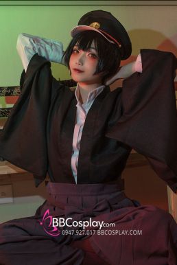 Bộ Hakama Cosplay Hanako-Kun Ma Nhà Xí Có Nón