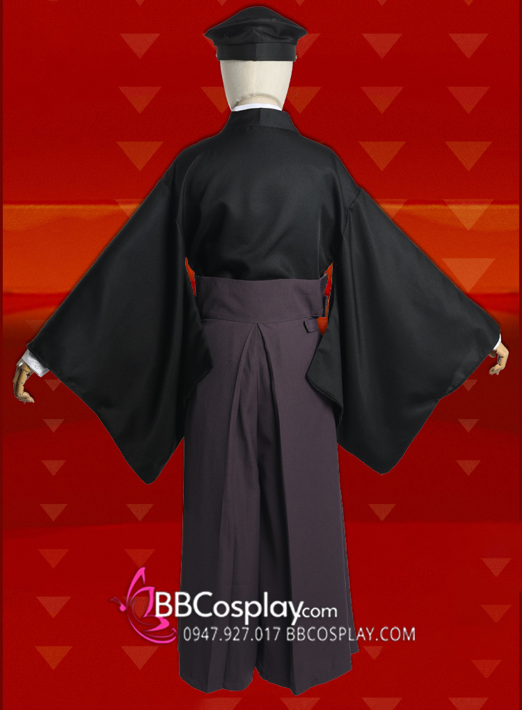 Bộ Hakama Cosplay Hanako-Kun Ma Nhà Xí Có Nón