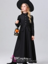 Đầm Phù Thuỷ Dáng Dài Halloween Cho Bé
