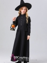 Đầm Phù Thuỷ Dáng Dài Halloween Cho Bé
