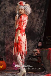 Bộ Zombie Y Tá Hoá Trang Halloween