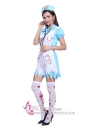 Váy Y Tá Ma Xanh Blue Halloween Vải Thun