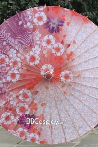 Dù Vải Hoa Chuyển Màu